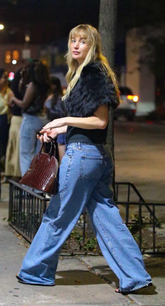 Jennifer Lawrence in a Blue Jeans