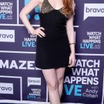Madelaine Petsch in a Black Dress Attends Watch What Happens Live with Andy Cohen in New York