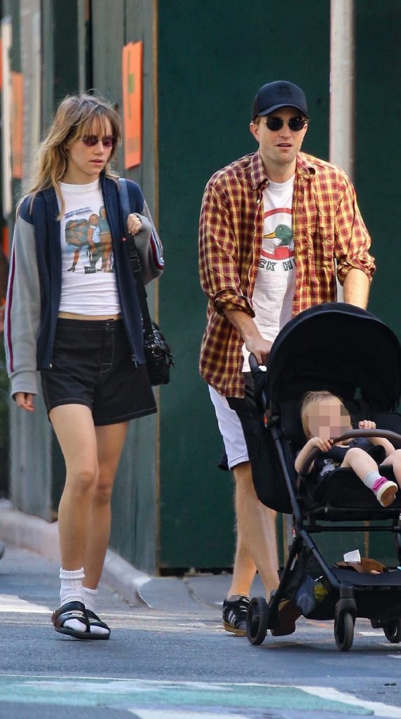 Robert Pattinson in a Plaid Shirt