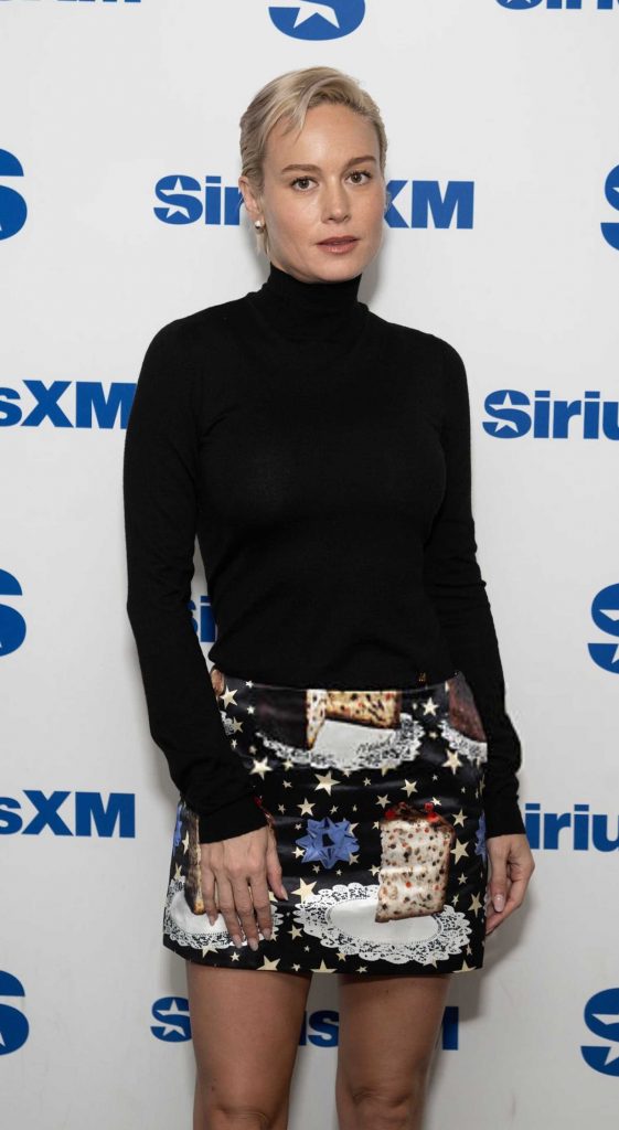 Brie Larson in a Black Turtleneck