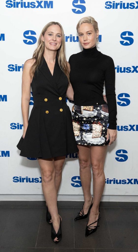 Brie Larson in a Black Turtleneck