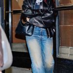 Charli XCX in a Black Leather Jacket Was Seen Out in Midtown in New York