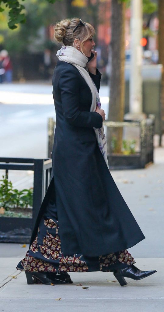 Jennifer Lawrence in a Black Coat