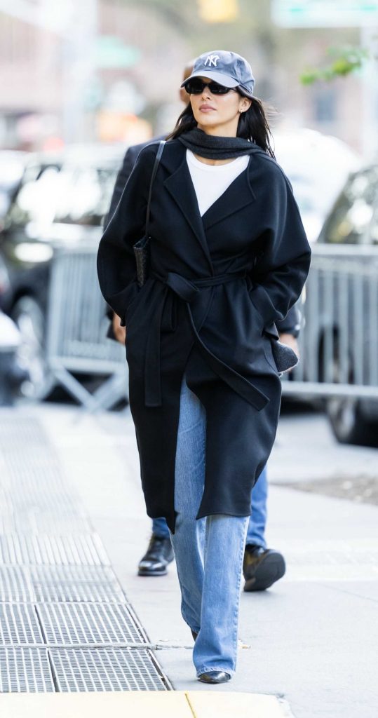 Kendall Jenner in a Black Coat