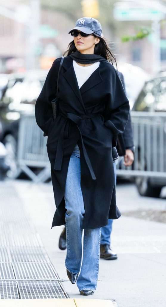 Kendall Jenner in a Black Coat
