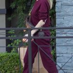 LeAnn Rimes in a Burgundy Sweatsuit Was Seen Out in Los Angeles