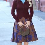 Mckenna Grace in a Brown Skirt Was Seen Outside the CBS Mornings Studio in New York City
