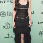 Riley Keough Attends the Jay Kelly Red Carpet During the 63rd New York Film Festival in New York City