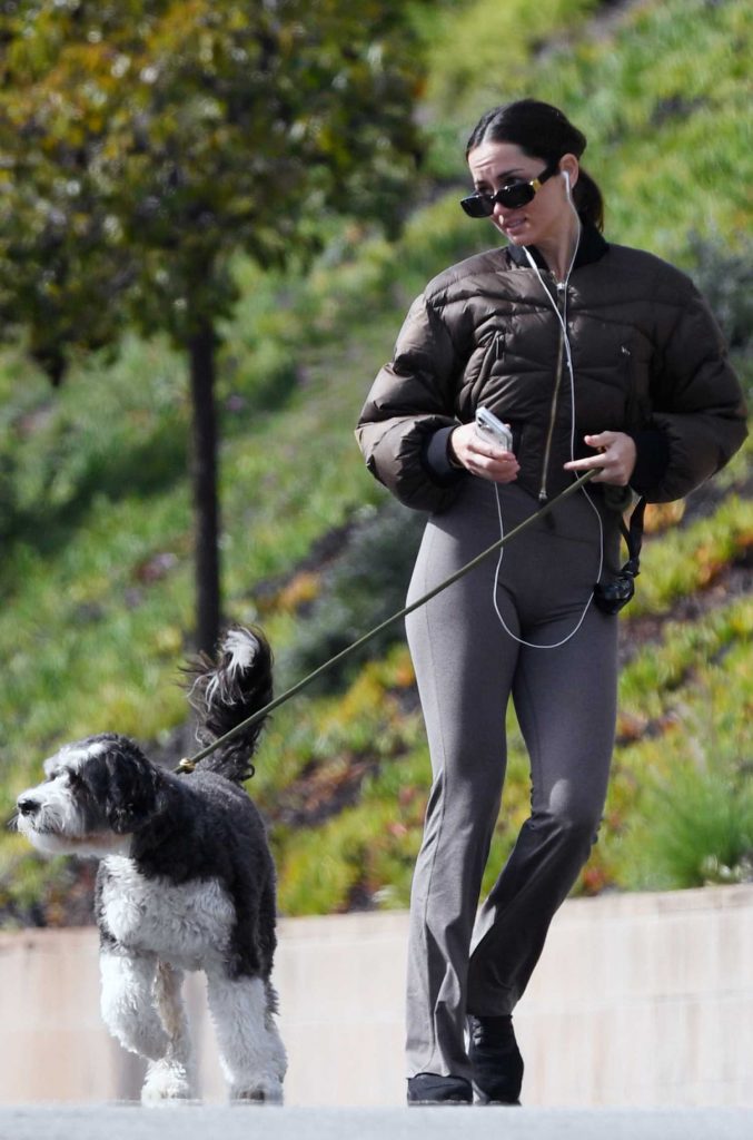 Ana de Armas in a Brown Jacket