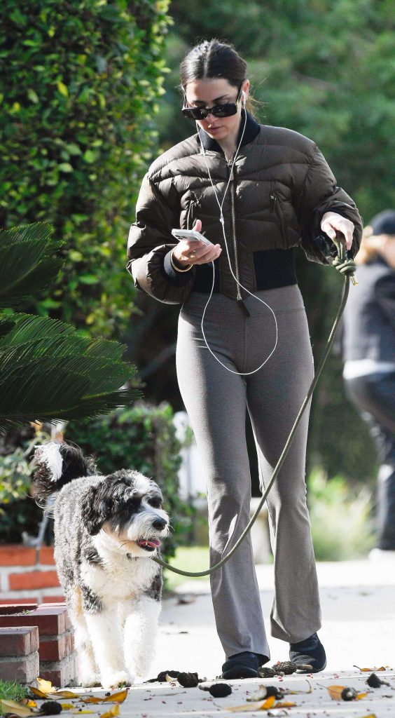 Ana de Armas in a Brown Jacket