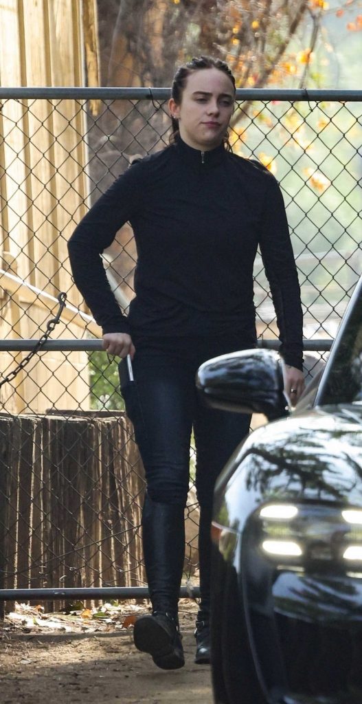 Billie Eilish in a Black Ensemble