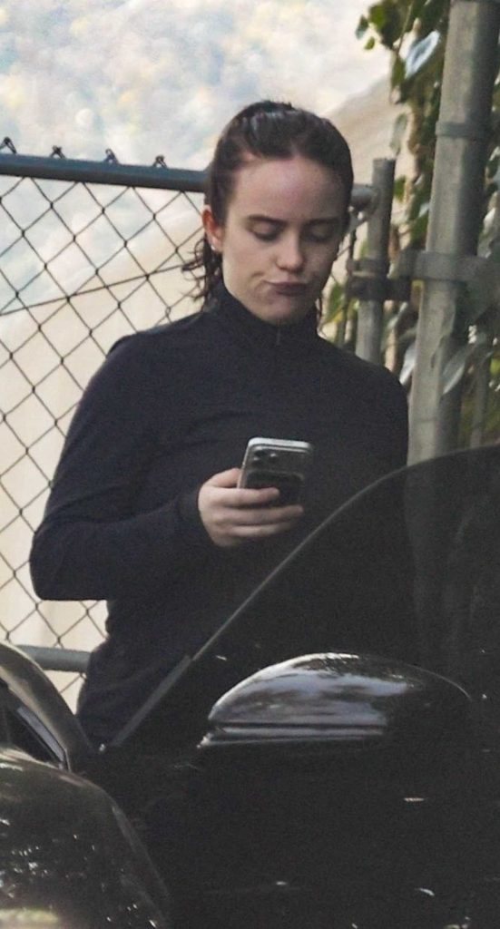 Billie Eilish in a Black Ensemble