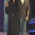 Caylee Cowan in a Black Coat Was Seen Out with Casey Affleck in Hollywood