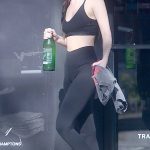 Dakota Johnson in a Black Sports Bra Leaves a Post-Christmas Workout in Studio City