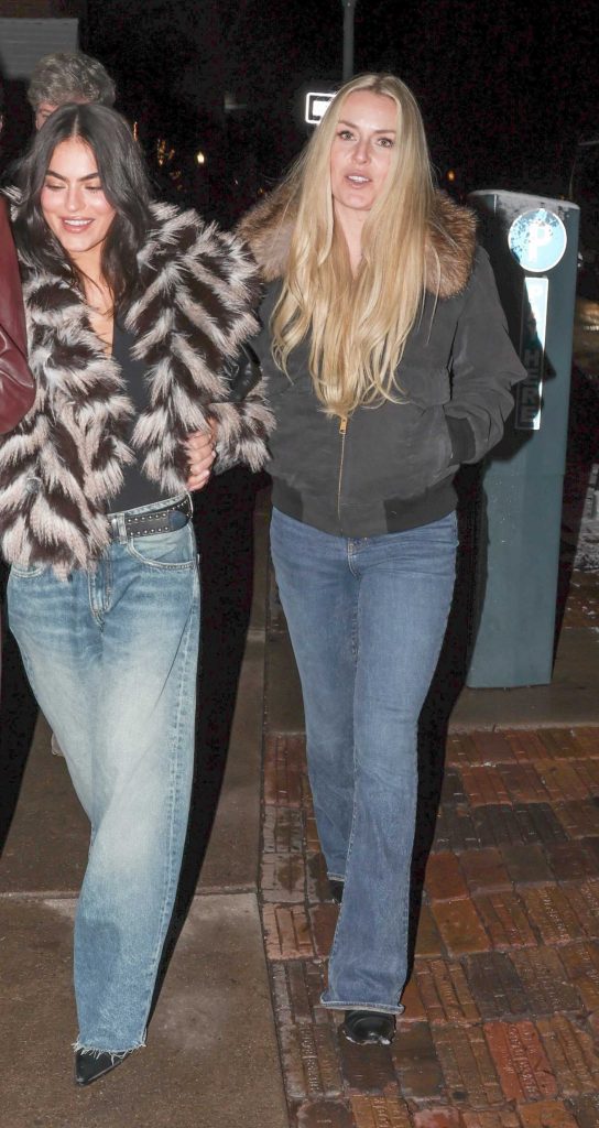 Lindsey Vonn in a Black Jacket