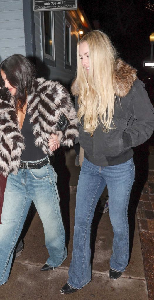 Lindsey Vonn in a Black Jacket