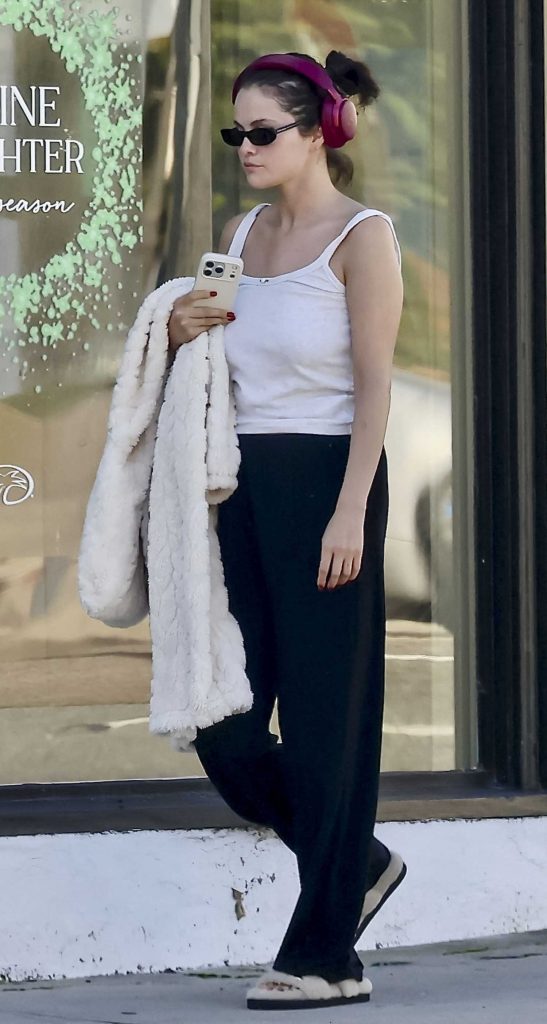 Selena Gomez in a White Top