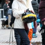 Anya Taylor-Joy in a White Beanie Hat Was Seen Out in Aspen