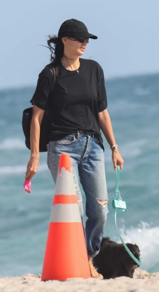 Irina Shayk in a Black Cap