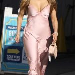 Jennifer Lopez in a Pink Dress Was Seen Out in West Holywood