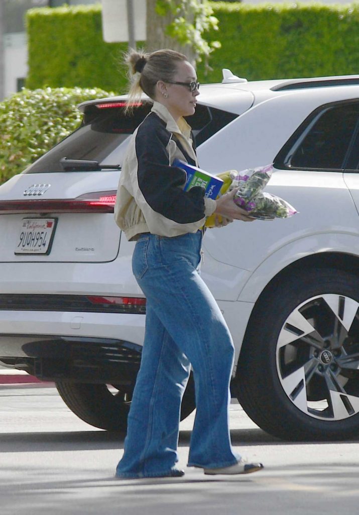 Hilary Duff in a Blue Jeans