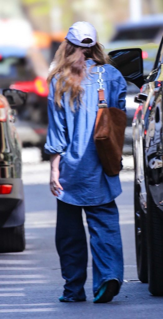 Jennifer Lawrence in a White Cap