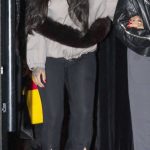 Rihanna in a Black Dress Leaves the Iconic Cesar Restaurant in Paris