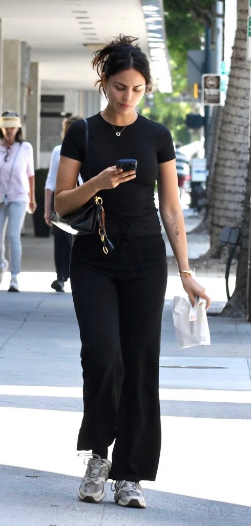 Eiza Gonzalez in a Black Outfit