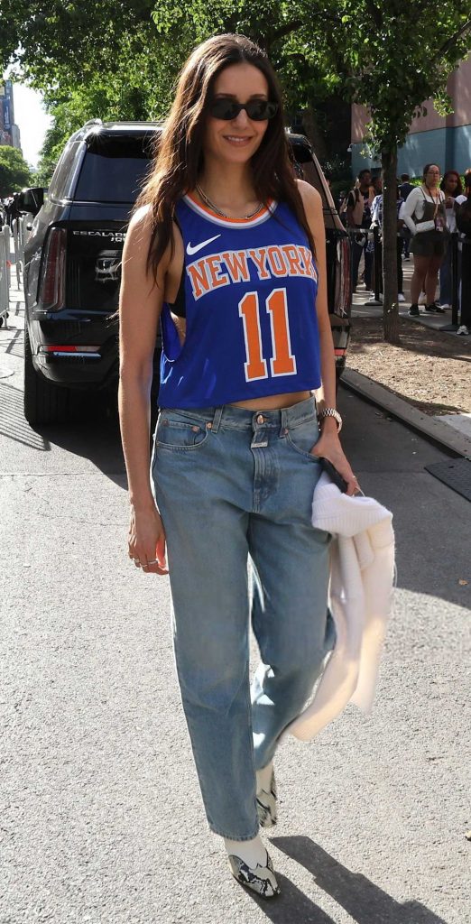 Nina Dobrev in a Blue Jeans