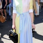 Elle Fanning Was Seen During Day 10 of 2026 Wimbledon Tennis Championships at the All England Lawn Tennis and Croquet Club in London