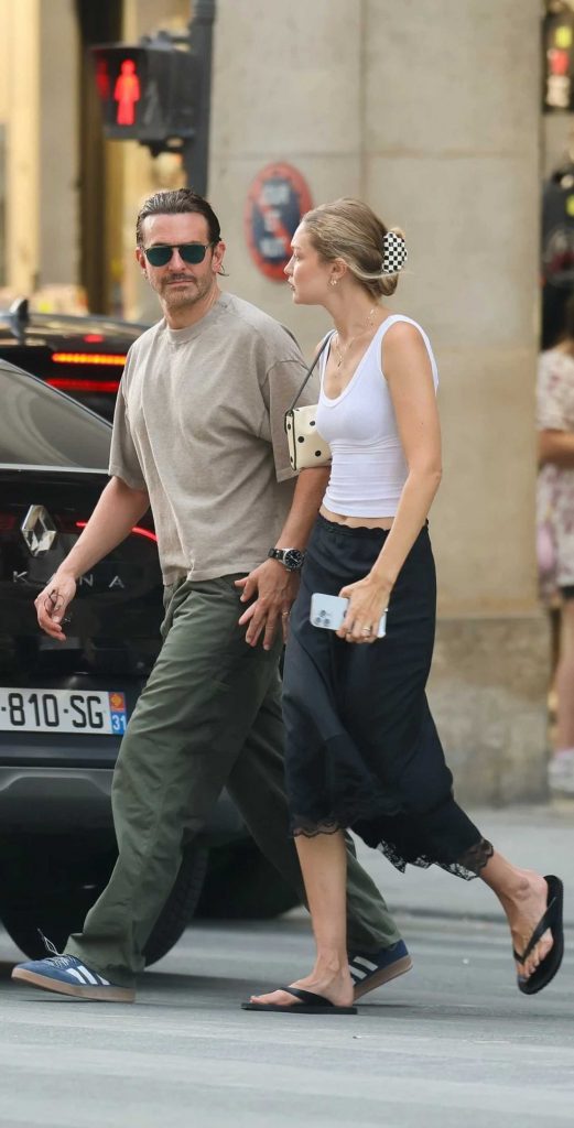 Gigi Hadid in a White Top