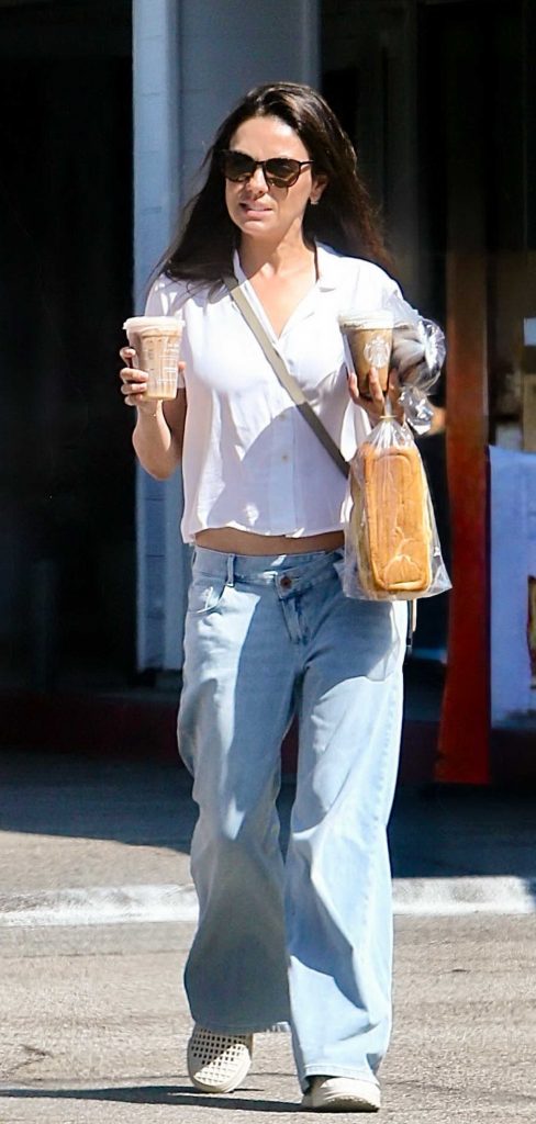 Mila Kunis in a Blue Jeans