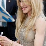 Nicole Kidman in a Beige Ensemble Arrives at Lioness Season 3 Premiere in New York