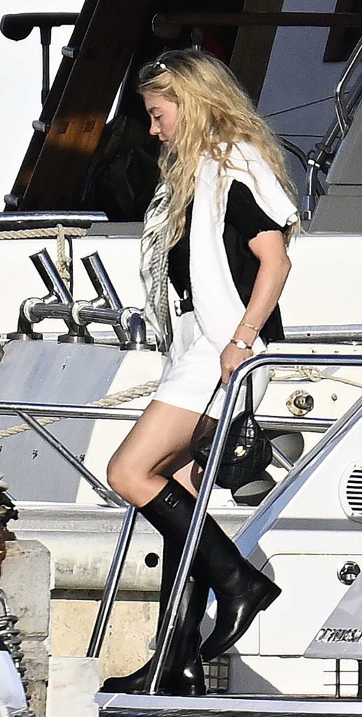 Sydney Sweeney in a White Shorts