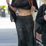 Bella Thorne in a Black Top Was Seen Out in New York City