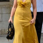 Florence Pugh in a Yellow Dress Was Seen During the 83rd Venice International Film Festival in Venice
