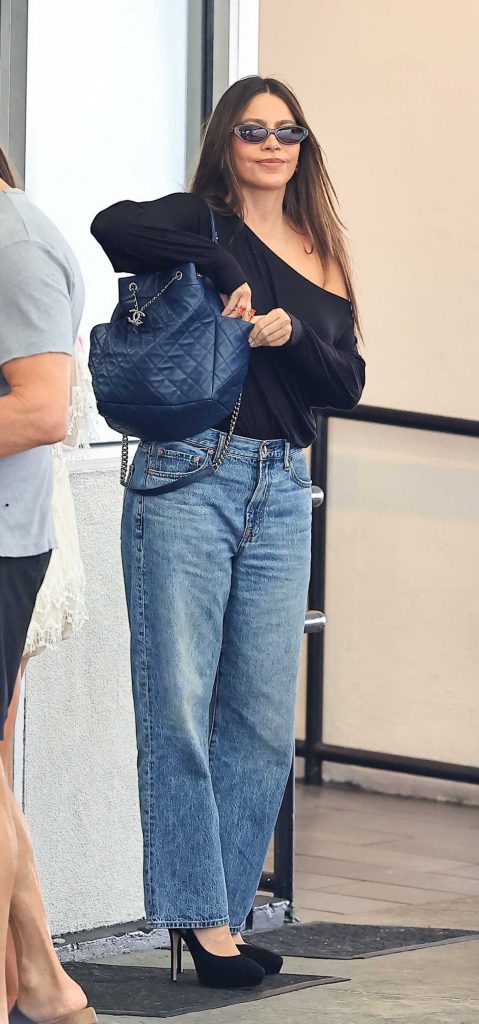 Sofia Vergara in a Black Blouse