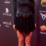 Caylee Cowan Attends the Red Carpet During 2026 Sitges Film Festival at Sitges Melia Hotel in Sitges