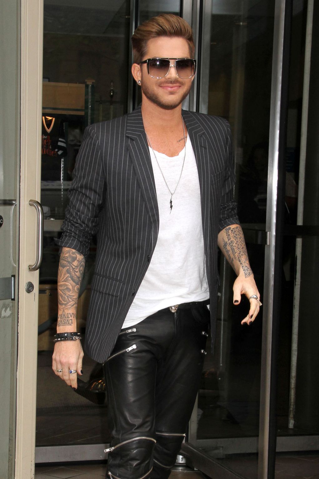 Adam Lambert in New York City
