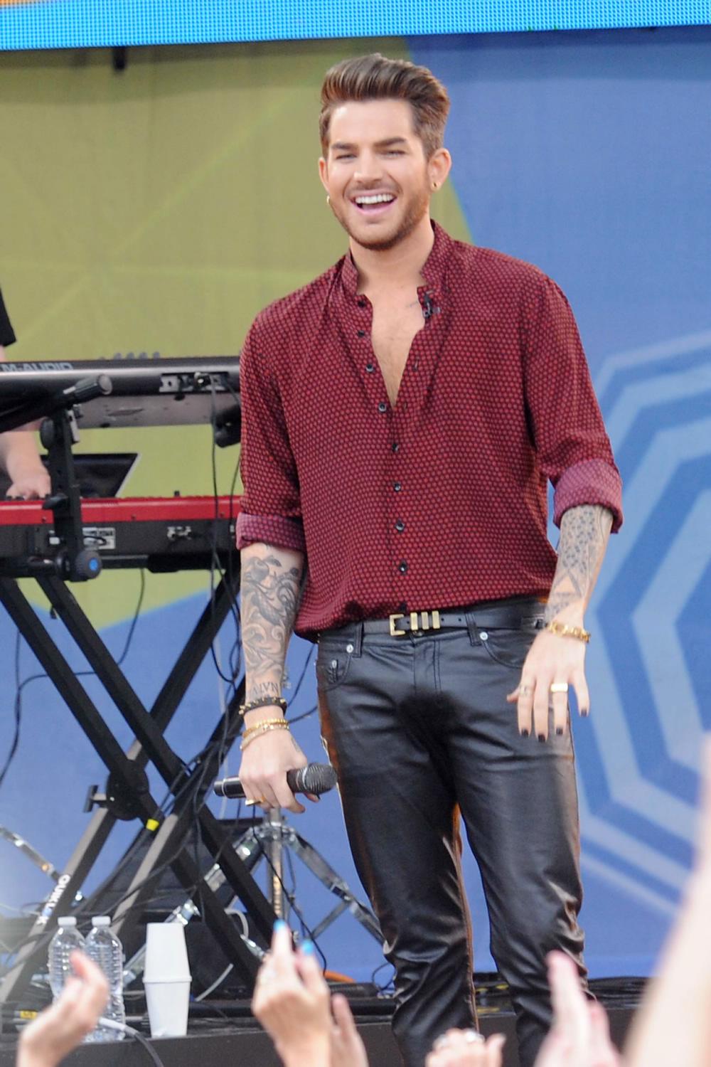 Adam Lambert Performs at Good Morning America Summer Concert