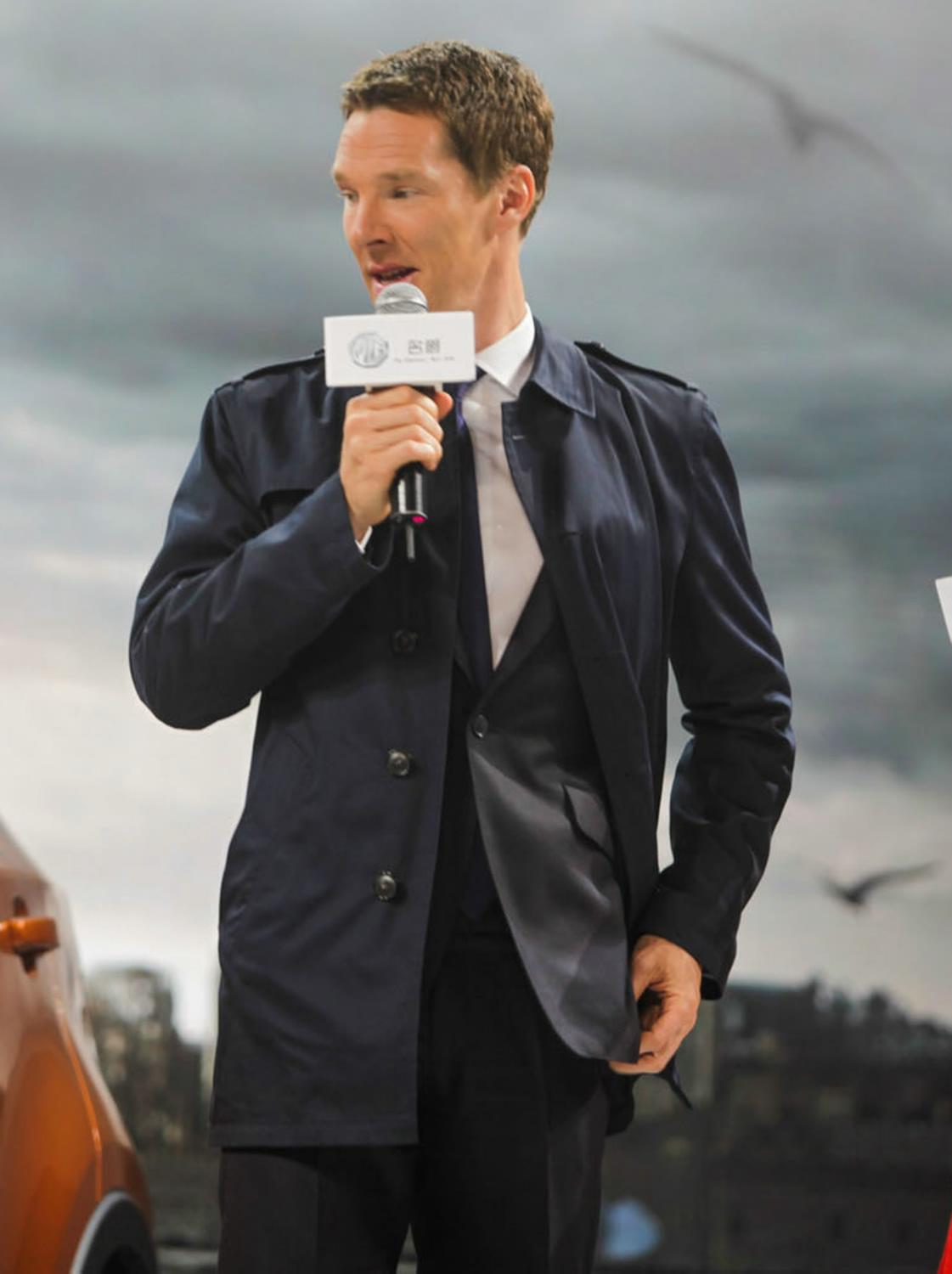 Benedict Cumberbatch at MG Motors Ambassador at China