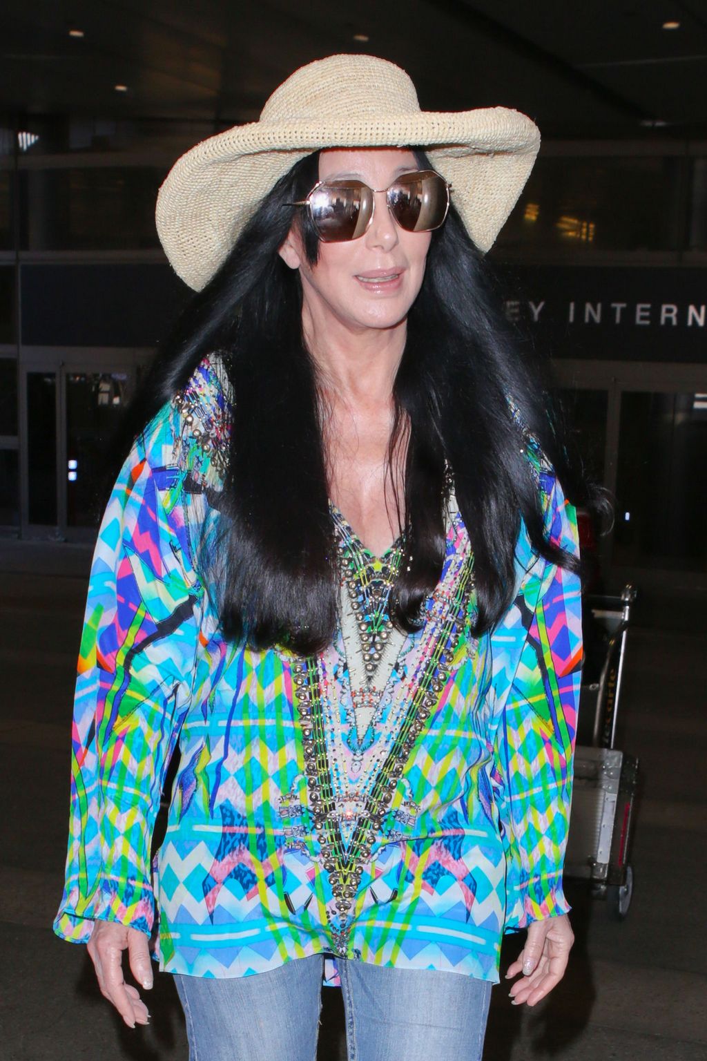 Cher at LAX Airport