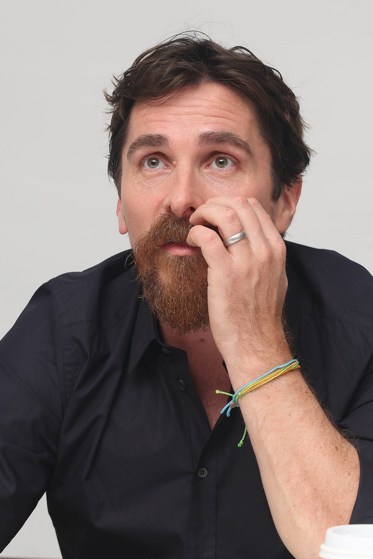 Christian Bale at The Big Short Press Conference