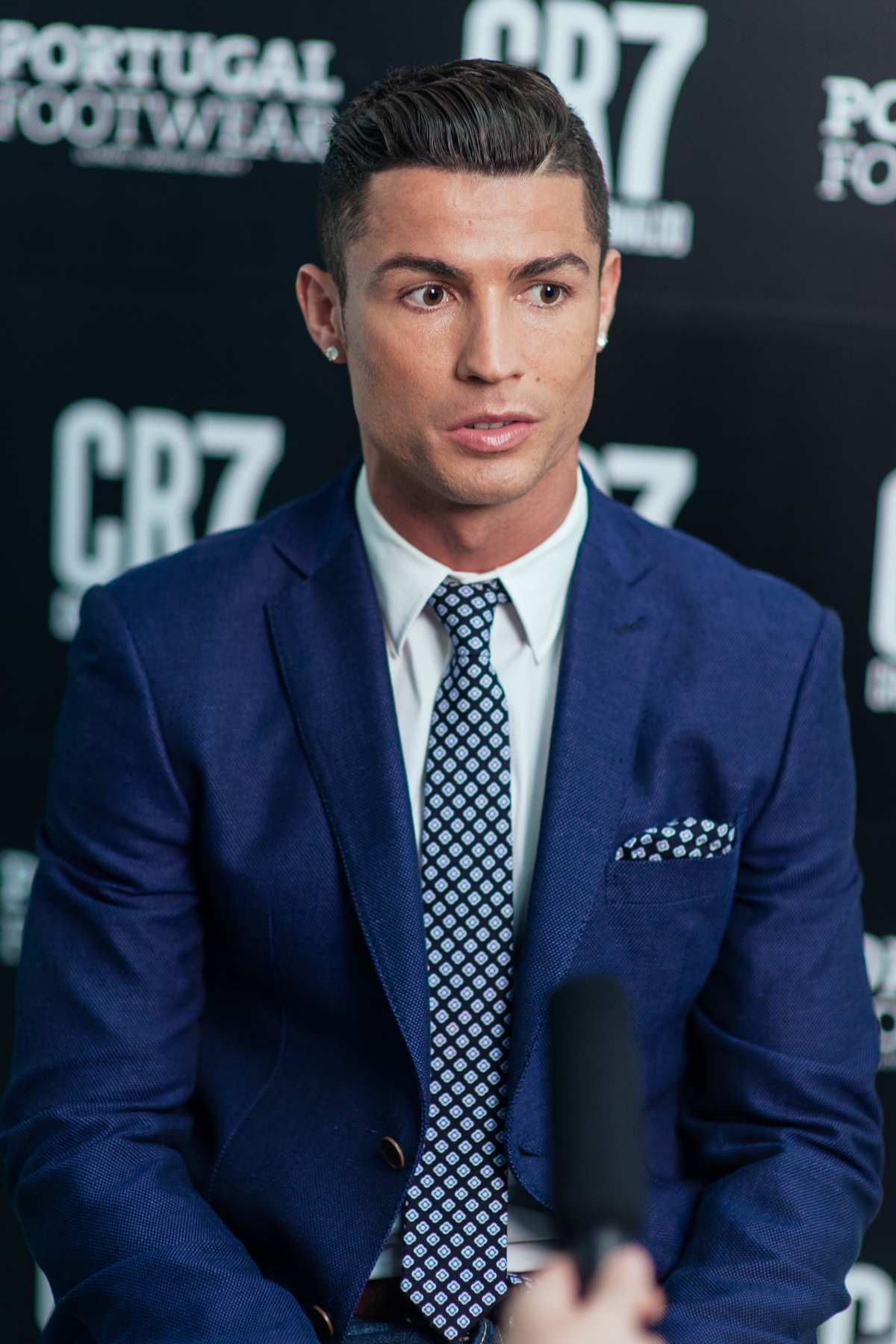 Cristiano Ronaldo at FW CR Footwear Collection Launch