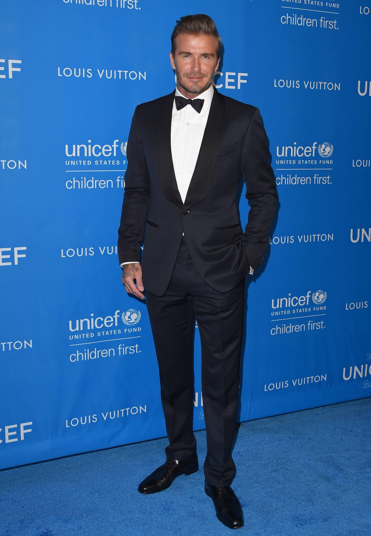 David Beckham arrives at Annual UNICEF Ball