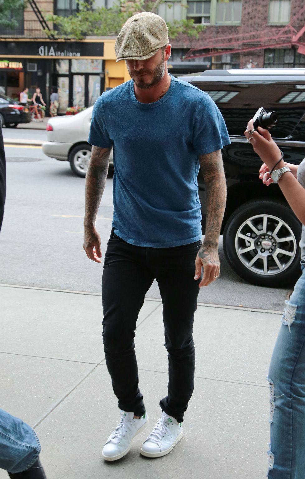 David Beckham ate Bowery Hotel in New York City-1