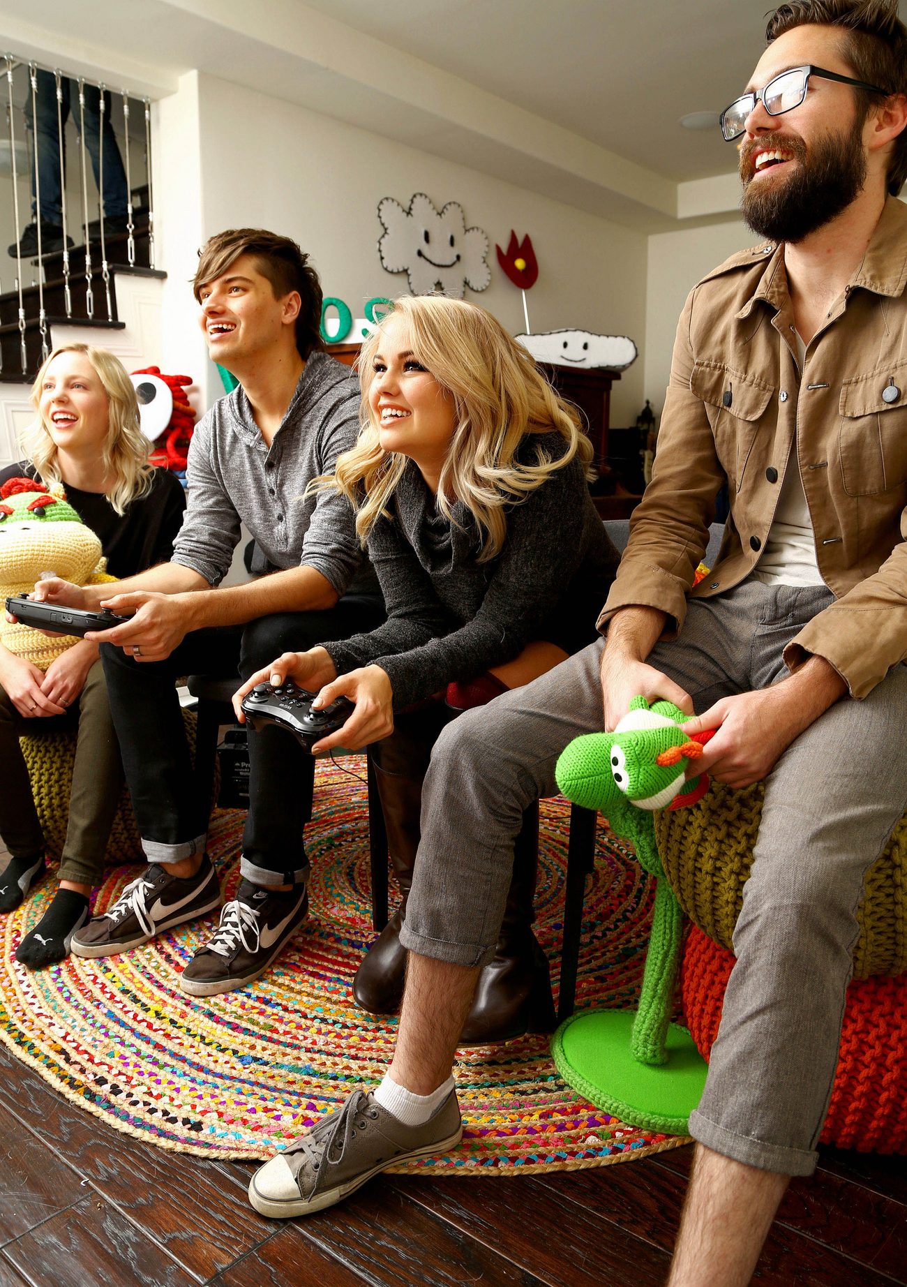 Debby Ryan Plays Nintendo With Friend at Her Home