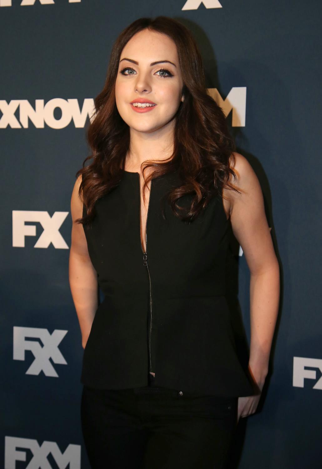 Elizabeth Gillies and Dennis Leary attendse FX Networks Upfront Bowling Party-4
