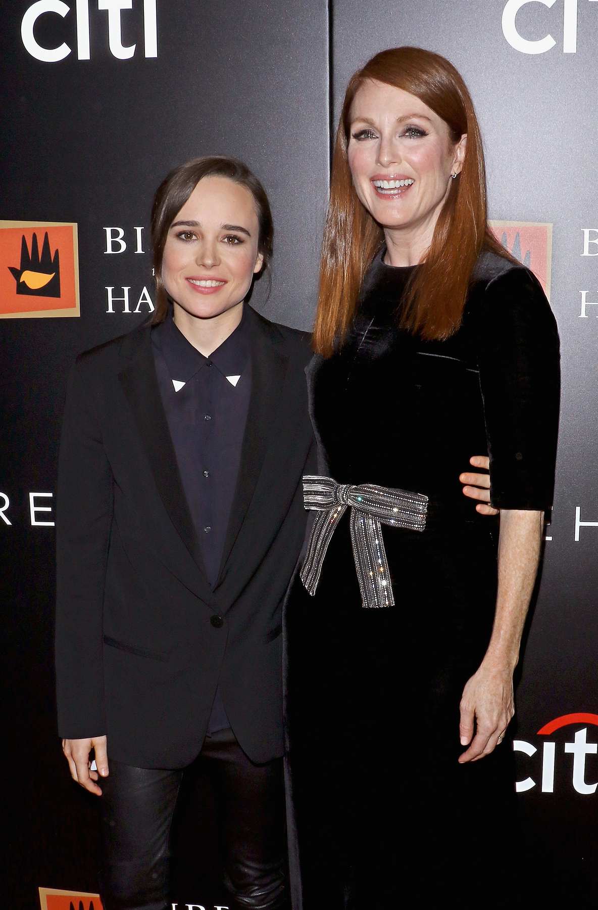 Ellen Page and Julianne Moore at Freeheld NY Premiere