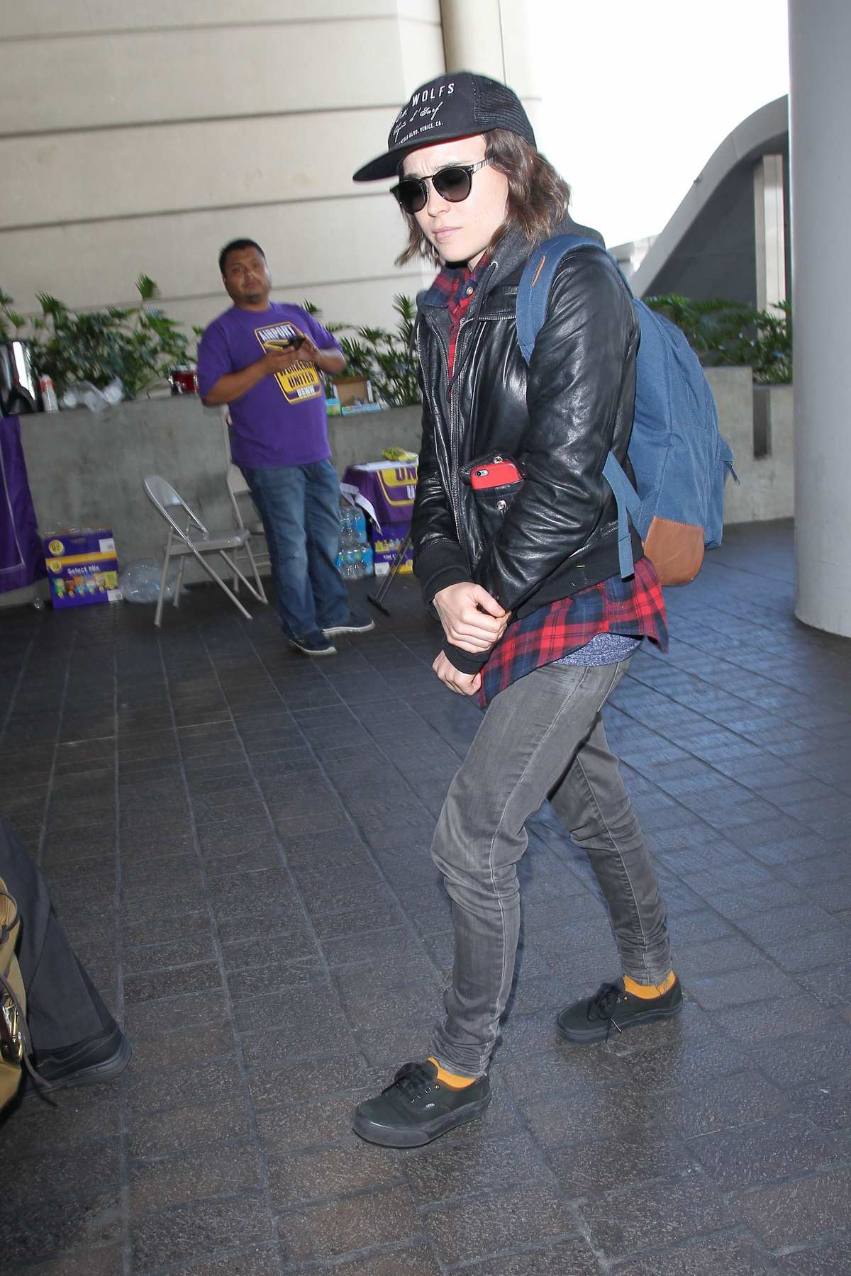 Ellen Page Arrives at LAX Airport